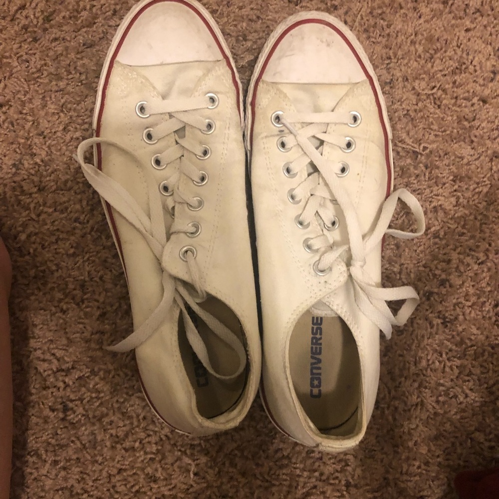 Men’s white converse